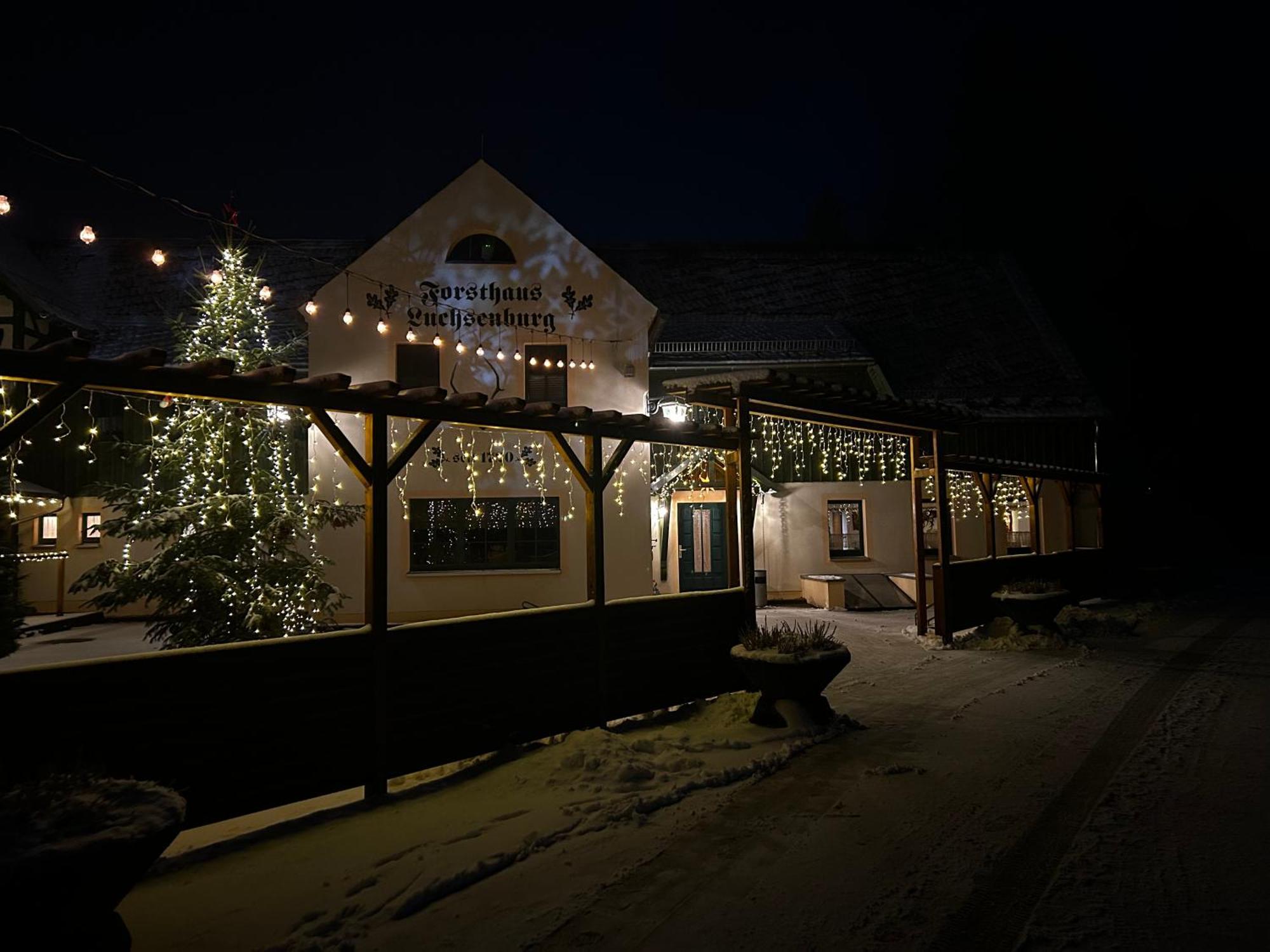 ホテル Forsthaus Luchsenburg Ohorn エクステリア 写真