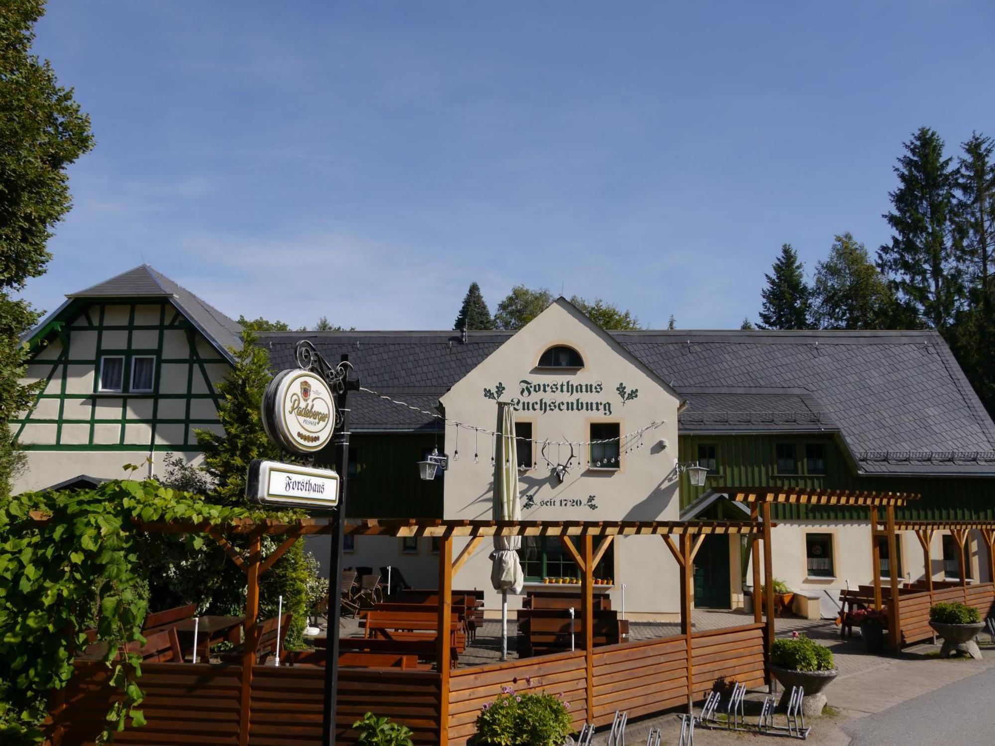 ホテル Forsthaus Luchsenburg Ohorn エクステリア 写真